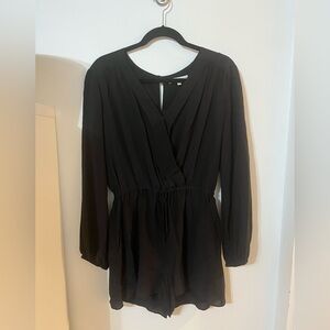 Lavender Brown medium long sleeve romper